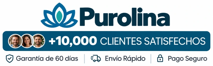 Purolina — +10.000 clientes satisfechos · Garantía 60 días · Envío rápido · Pago seguro